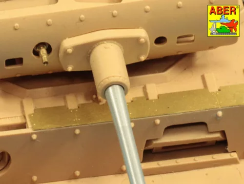 Aber Models German 50mm KwK39 L/60 barrel for Pz.Kpfw.III Ausf.J/L/M for Takom - német 50 mm-es KwK39 L/60 lövegcső