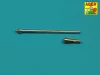 Aber Models German 5 cm barrel for Flak 41 - német 5 cm-es lövegcső