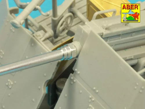Aber Models German 5 cm barrel for Flak 41 - német 5 cm-es lövegcső