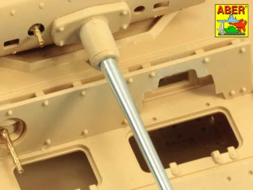Aber Models German 50mm KwK39 L/60 barrel for Pz.Kpfw.III Ausf.J/L/M for Rye Field Model - német 50 mm-es KwK39 L/60 lövegcső
