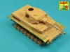 Aber Models német 75 mm-es KwK 40 L/43 lövegcső egykamrás csőszájfékkel – korai Pz.Kpfw. IV Ausf. G-hez