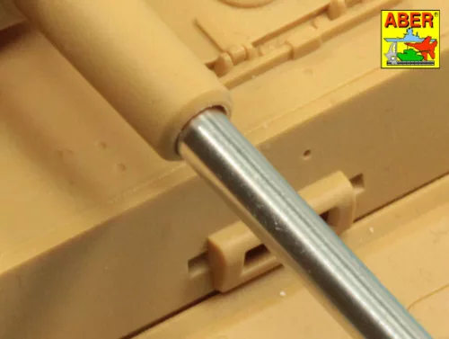 Aber Models német 75 mm-es KwK 40 L/43 lövegcső egykamrás csőszájfékkel – korai Pz.Kpfw. IV Ausf. G-hez