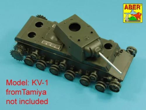 Aber Models 76,2mm Soviet ZiS-5 barrel for KV-1 - 76,2 mm-es szovjet ZiS-5 lövegcső