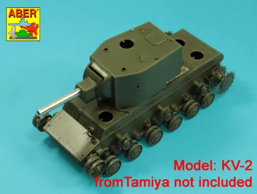 Aber Models 152,4mm Soviet M-10S barrel for KV-2 - 152,4 mm-es szovjet M-10S lövegcső