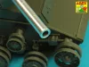 Aber Models 152,4mm Soviet M-10S barrel for KV-2 - 152,4 mm-es szovjet M-10S lövegcső
