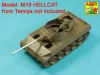 Aber Models 76mm M1A1 Barrel for M18 Helcat U.S. Tank Destroyer - amerikai M18 Hellcat páncélvadász – 76 mm-es M1A1 lövegcső