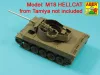 Aber Models 76mm M1A1 Barrel for M18 Helcat U.S. Tank Destroyer - amerikai M18 Hellcat páncélvadász – 76 mm-es M1A1 lövegcső