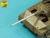 Aber Models 76mm M1A1 Barrel for M18 Helcat U.S. Tank Destroyer - amerikai M18 Hellcat páncélvadász – 76 mm-es M1A1 lövegcső
