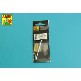   Aber Models Germ.75mm KwK 40 L/43 barrel for Pz IV F2 or G without muzzle brake - Pz IV F2 vagy G – német 75 mm-es KwK 40 L/43 lövegcső – csőszájfék nélkül