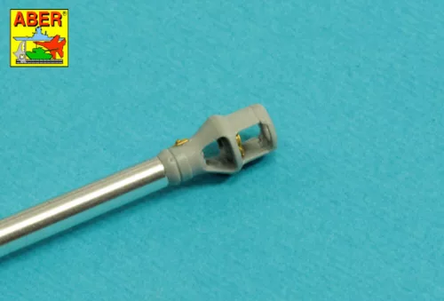 Aber Models Germ.75mm KwK 40 L/43 barrel for Pz IV F2 or G without muzzle brake - Pz IV F2 vagy G – német 75 mm-es KwK 40 L/43 lövegcső – csőszájfék nélkül