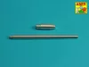 Aber Models Barrel 128mm PaK 44 L/55 for Vk 100.01(P) MAMMUT (Takom) - 128 mm-es PaK 44 L/55 lövegcső
