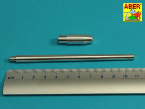 Aber Models Barrel 128mm PaK 44 L/55 for Vk 100.01(P) MAMMUT (Takom) - 128 mm-es PaK 44 L/55 lövegcső