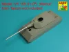 Aber Models Barrel 128mm PaK 44 L/55 for Vk 100.01(P) MAMMUT (Takom) - 128 mm-es PaK 44 L/55 lövegcső
