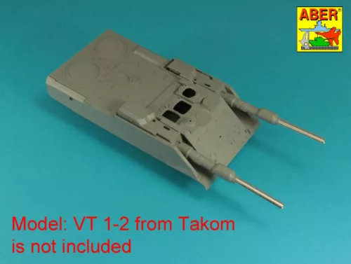 Aber Models Barrels 120mm for German tank VT 1-2 (Takom) - német VT 1-2 harckocsi – 120 mm-es csőkészlet