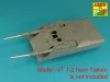 Aber Models Barrels 120mm for German tank VT 1-2 (Takom) - német VT 1-2 harckocsi – 120 mm-es csőkészlet