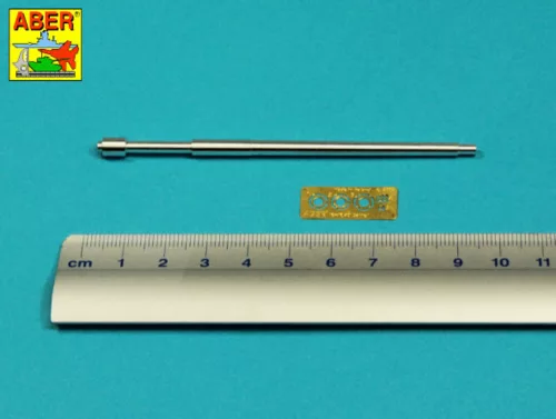 Aber Models Germ.75mm KwK 40 L/48 barrel for Pz IVG, H, J without muzzle brake - német 75 mm-es KwK 40 L/48 lövegcső – csőszájfék nélkül