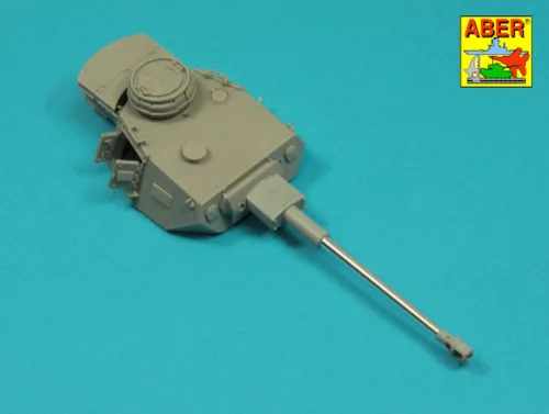 Aber Models Germ.75mm KwK 40 L/48 barrel for Pz IVG, H, J without muzzle brake - német 75 mm-es KwK 40 L/48 lövegcső – csőszájfék nélkül
