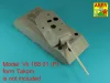 Aber Models Barrel 15cm German Tank Vk168.01(P) (Takom) - német VK 168.01(P) harckocsi – 15 cm-es lövegcső