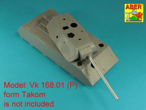Aber Models Barrel 15cm German Tank Vk168.01(P) (Takom) - német VK 168.01(P) harckocsi – 15 cm-es lövegcső