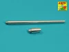 Aber Models Barrel 128mm KwK 44 L/55 for Typ 204 Mauschen (Takom) - 128 mm-es KwK 44 L/55 lövegcső