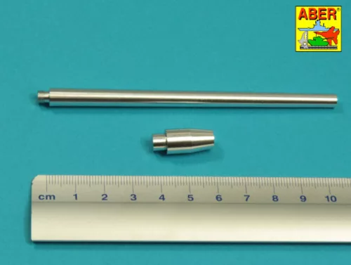 Aber Models Barrel 128mm KwK 44 L/55 for Typ 204 Mauschen (Takom) - 128 mm-es KwK 44 L/55 lövegcső