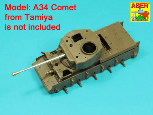 Aber Models Barrel for British A34 Comet (Tamiya) - brit A34 Comet – lövegcső