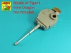 Aber Models Tiger I Ausf.E 88mm Barrel without muzzle brake - 88 mm-es, csőszájfék nélküli lövegcső
