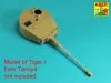 Aber Models Tiger I Ausf.E 88mm Barrel without muzzle brake - 88 mm-es, csőszájfék nélküli lövegcső