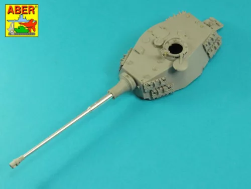 Aber Models King Tiger , Ausf.B 88mm Barrel without muzzle brake - King Tiger, Ausf.B 88 mm-es lövegcső – csőszájfék