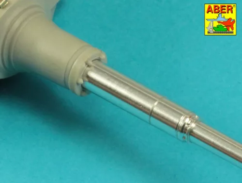 Aber Models King Tiger , Ausf.B 88mm Barrel without muzzle brake - King Tiger, Ausf.B 88 mm-es lövegcső – csőszájfék