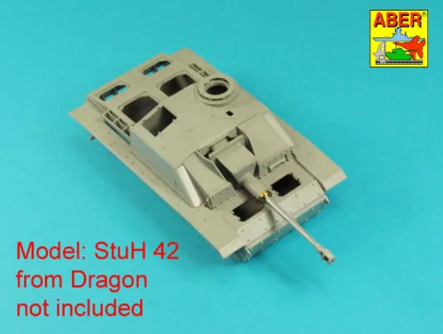 Aber Models StuG.III, Ausf F/8-G & Stug.IV 75mm Barrel without muzzle brake - StuG.III, Ausf F/8-G és Stug.IV 75 mm-es lövegcső – csőszájfék