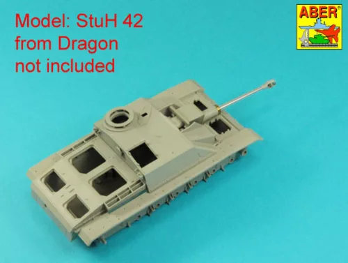 Aber Models StuG.III, Ausf F/8-G & Stug.IV 75mm Barrel without muzzle brake - StuG.III, Ausf F/8-G és Stug.IV 75 mm-es lövegcső – csőszájfék
