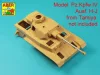 Aber Models Barrel 75mm 40 L/48 for Pz IVG, H, J without muzzle brake (Tamiya) - 75 mm-es 40 L/48 lövegcső – csőszájfék nélkül