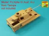 Aber Models Barrel 75mm 40 L/48 for Pz IVG, H, J without muzzle brake (Tamiya) - 75 mm-es 40 L/48 lövegcső – csőszájfék nélkül