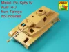 Aber Models Barrel 75mm 40 L/48 for Pz IVG, H, J without muzzle brake (Tamiya) - 75 mm-es 40 L/48 lövegcső – csőszájfék nélkül