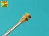 Aber Models Barrel 75mm 40 L/48 for Pz IVG, H, J without muzzle brake (Tamiya) - 75 mm-es 40 L/48 lövegcső – csőszájfék nélkül