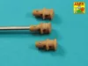 Aber Models Barrel 75mm 40 L/48 for Pz IVG, H, J without muzzle brake (Tamiya) - 75 mm-es 40 L/48 lövegcső – csőszájfék nélkül