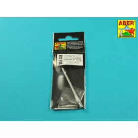   Aber Models Barrel for British Sherma VC “Firefly” without muzzle brake - brit Sherman VC “Firefly” – lövegcső – csőszájfék nélkül