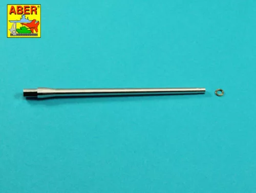 Aber Models Barrel for British Sherma VC “Firefly” without muzzle brake - brit Sherman VC “Firefly” – lövegcső – csőszájfék nélkül