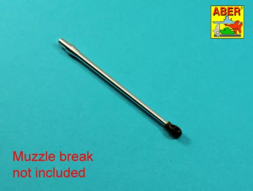 Aber Models Barrel for British Sherma VC “Firefly” without muzzle brake - brit Sherman VC “Firefly” – lövegcső – csőszájfék nélkül