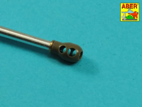 Aber Models Barrel for British Sherma VC “Firefly” without muzzle brake - brit Sherman VC “Firefly” – lövegcső – csőszájfék nélkül