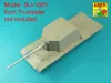 Aber Models 130mm Soviet B-13 barrel for SU-100Y SPG (Trumpeter) - 130 mm-es szovjet B-13 lövegcső