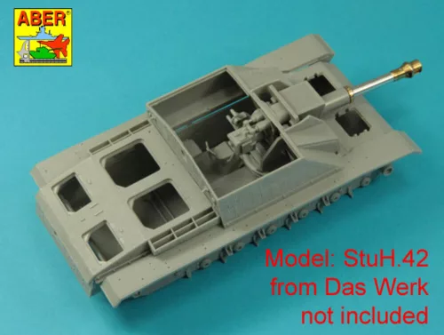 Aber Models Germ. 10,5 cm L/28 Barrel for StuH 42 early - német. 10,5 cm-es L/28 lövegcső