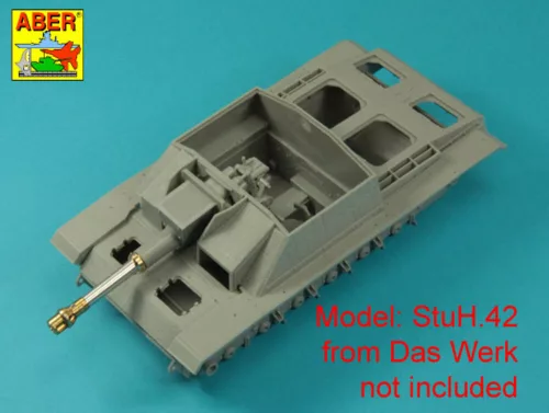 Aber Models Germ. 10,5 cm L/28 Barrel for StuH 42 early - német. 10,5 cm-es L/28 lövegcső