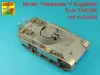 Aber Models German 3CM Flak 103 two barrels for Kugelblitz tanks - Kugelblitz harckocsi – német 3 cm-es Flak 103/2 gépágyúcsövek