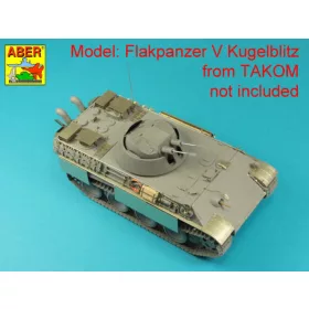   Aber Models German 3CM Flak 103 two barrels for Kugelblitz tanks - Kugelblitz harckocsi – német 3 cm-es Flak 103/2 gépágyúcsövek