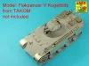 Aber Models German 3CM Flak 103 two barrels for Kugelblitz tanks - Kugelblitz harckocsi – német 3 cm-es Flak 103/2 gépágyúcsövek