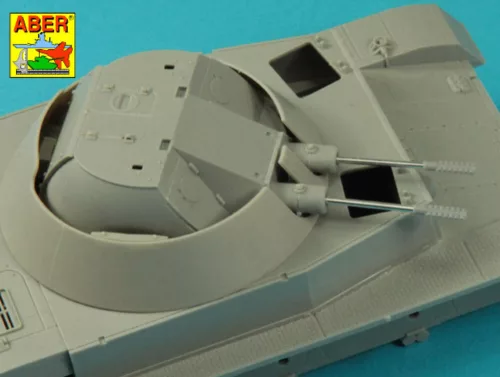 Aber Models German 3CM Flak 103 two barrels for Kugelblitz tanks - Kugelblitz harckocsi – német 3 cm-es Flak 103/2 gépágyúcsövek