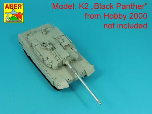 Aber Models 120 mm L/55 CN08 Barrel to K2 Tank Black Panther - 120 mm-es L/55 CN08 lövegcső – K2 Black Panther harckocsihoz