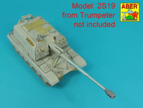 Aber Models 152mm 2A64 Barrel to Russian 2S19 Howitzer MSTA-S - 152 mm-es 2A64 lövegcső – orosz 2S19 tarack MSTA-S